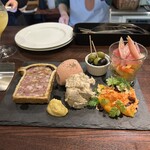 Bistro&Cafe KIZKI - 盛り合わせ　ビネガーの野菜も口直しによろしい