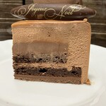 カカオティエゴカン - ケーキの断面