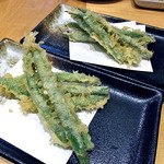 天ぷら処 こさか - いんげんの天ぷら（２０１４年５月） 