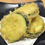 天ぷら処 こさか - ズッキーニの天ぷら（２０１４年５月） 