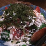 小粋料理たらい -  海ぶどうサラダ