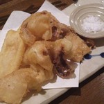 小粋料理たらい -  げそ天