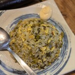 大砲ラーメン  - 今回は特別に高菜チャーハンも付けちゃいました〜