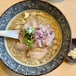 地鶏と金目鯛 中華そば 鶯 - 