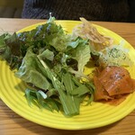 バナナカフェ - カレーのセットサラダ