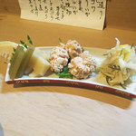 喜幸 -  鯛子と筍の子炊合せ