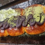 二代目 だるま 本店 - あんこ、抹茶パウダー、ホイップ