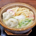 みのや - 肉汁水餃子白味噌煮込み