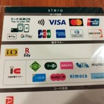 Trattoria La Rocca - 支払できるカード等