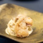 プレゼンテ スギ - 2024.12 本日のパスタ（キタッラ、蛤フリット、蛤と発酵菊芋のクリームソース）