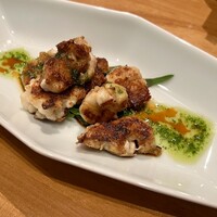 鉄板焼 やまおか - 白子の鉄板焼き
