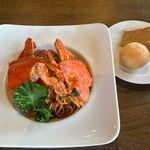 ステーキ・洋食のTANTO屋 - パスタ：渡り蟹のトマトソース　2024.12