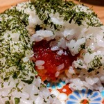 和料理 紫音 - おにぎりの具は甘塩筋子