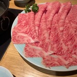 すき焼き 牛しゃぶ 松重 - 