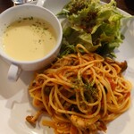 カフェ山の手 - ランチパスタ