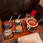 麺屋 やしち - 調味料