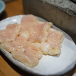 炭火焼肉ホルモンさわいし - 塩シマチョウ