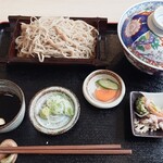 蕎麦処 佐藤 - 料理写真:もり蕎麦とミニ丼セット