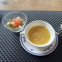 ホテルオークラレストラン名古屋 中国料理 桃花林 - サラダ・スープ