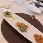 RISTORANTE REGA - 前菜3種の盛り合わせ