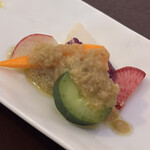 RISTORANTE REGA - 前菜3種の盛り合わせ