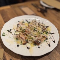 イル ビッライオ - 鶏白レバーのパテ　グリルしたブルスケッタ