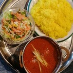 ナワブ ダイニングカフェ - チキンカレーセット