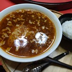 中国酒房源華 - 搾菜湯麺　900円