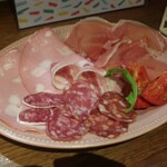 ひなたキッチン - ・切立てハムの盛り合わせ