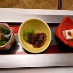 せんざん - 前菜三種