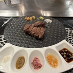 鉄板ステーキ パイナップル２ - 