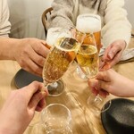 6eme Kobe - 仲良し4人で乾杯ｶﾝﾊﾟ━(*´ω｀)o∪∪o(´ω｀*)━ｲ✨