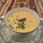 暖蘭 - セットにした時のスープ