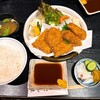 とん正 - ヘレカツ定食+カキフライ2個