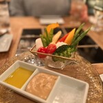 和フレンチバル村塾 - 季節野菜のバーニャカウダ