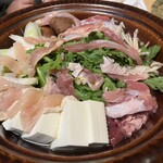 焼鳥やまき - 軍鶏鍋4人前