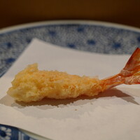 天ぷら浅沼 - 車海老：レア