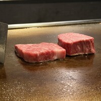 大阪鉄板焼き 神戸牛 TATARA - 黒毛和牛50g ＋ 神戸牛50g