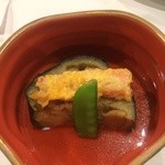 つくば華ごころ - これ美味しい！賀茂茄子とカニの黄身煮