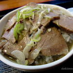 煮干中華 あさり - 〆のニャンコ飯（自作）