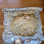 芽キャベツ - 芽キャベツ風　魚介入りスパゲッティ