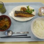 カルフール - 提供品一式(サバ明太・選択小鉢にプリン)