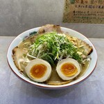 ほのぼんヌードルズ - 限定 もっこすファイア 900円  味玉 120円
      (神戸の中華そば)