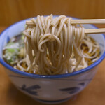 うさぎや - かけそば@税込390円＋春菊天＠税込190円