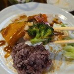 キッチン ブルー グローブ - 再びブロッコリーを添えて