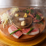 お猪口 - スモークカルパッチョ