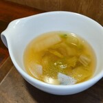 キッチン ブルー グローブ - 最後のスープ