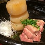 Tarusuke - 3500円のコース料理の1品♪大根がやわらかくて味がしみています。