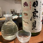 本格炭火焼鳥 鳥太 - 日高見・特別純米酒