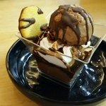 無添くら寿司 -  濃厚チョコバナナパフェ230円（税抜）